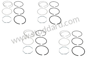 **Deves 1359 Piston Ring Set For 1600 Engine. 82.50 Bore 2 / 2 / 2 / 5 MM