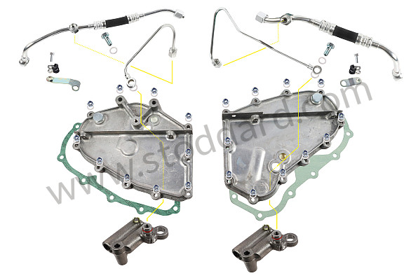 SIC10591199 - Hydraulic Chain Tensioner KIT 911 74-89/ Left And Right Complete for Porsche 911 74-77 + 912E &bull; 1974 &bull; 2.7 &bull; Coupe &bull; Automatic Gearbox