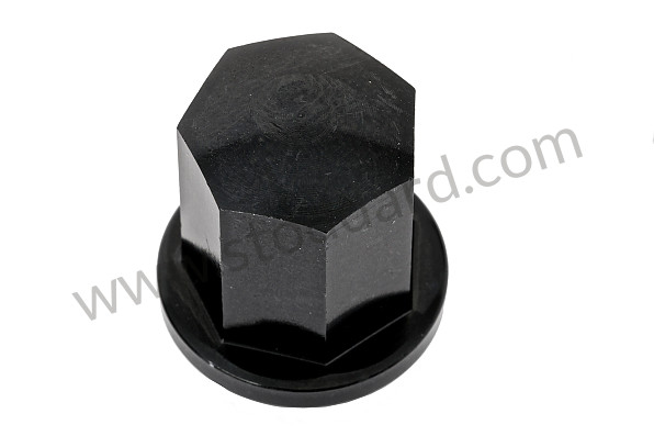 SIC18200399 - Aluminum wheel locks black.  Set of 5 pcs.  For Porsche 911 years 1965-1998, for aluminum Fuchs rims for Porsche 