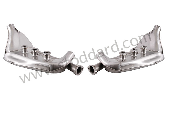 SIC21102160 - SSI Heat Exchanger Set,  Larger 41mm Diameter Primaries For Performance Use. for Porsche 911 74-77 + 912E &bull; 1974 &bull; 2.7S &bull; Targa &bull; Automatic Gearbox