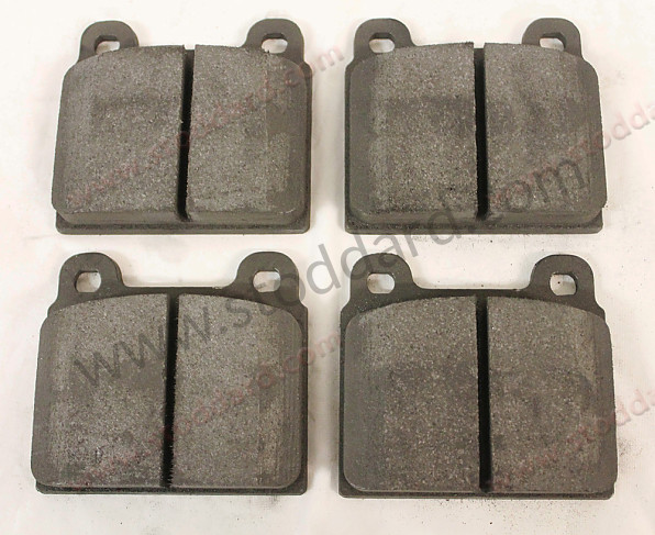 SIC351950HP - Brake Pad, A-Caliper, Stoddard / Hawk for Porsche 