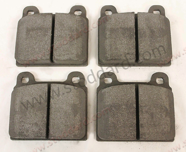 SIC351951HP - Brake Pad, S-Caliper, Stoddard / Hawk D287 for Porsche 