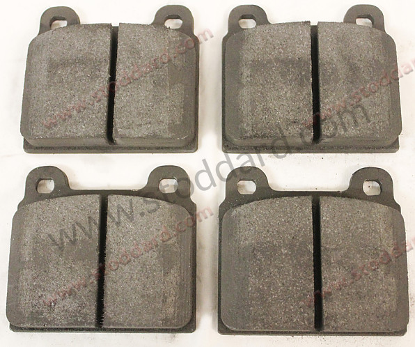 SIC351951OE - Brake Pad, S-Caliper, Stoddard / Hawk  D287 for Porsche 