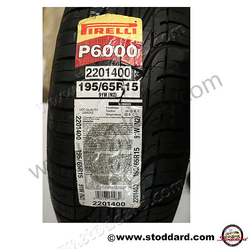 SIC3569900 - Pirelli P6000 195/65r15 Porsche N-Spec Tire for Porsche 