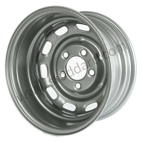 SIC36102010R - 15x7 powder coat 911R with a 49mm offset for Porsche 