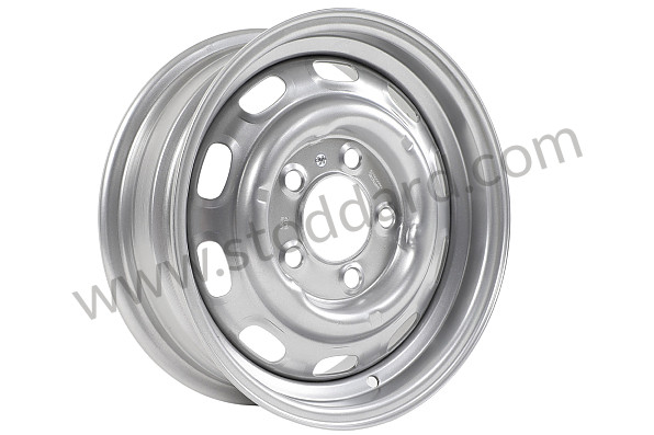 SIC36102210 - 15 x 5.5 POWDER COATED DISC WHEEL OFFSET : 42mm for Porsche 