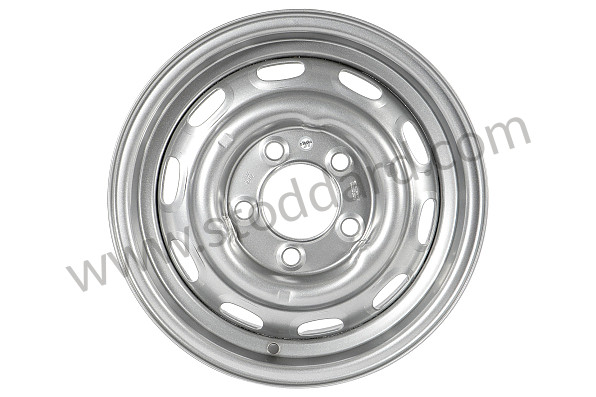 SIC36102210 - 15 x 5.5 POWDER COATED DISC WHEEL OFFSET : 42mm for Porsche 