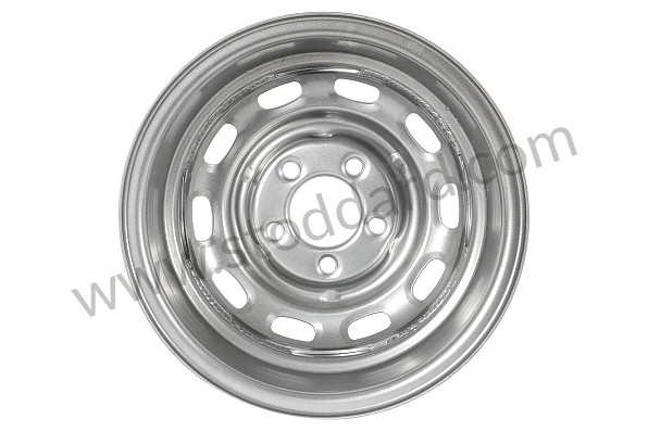 SIC36102210 - 15 x 5.5 POWDER COATED DISC WHEEL OFFSET : 42mm for Porsche 
