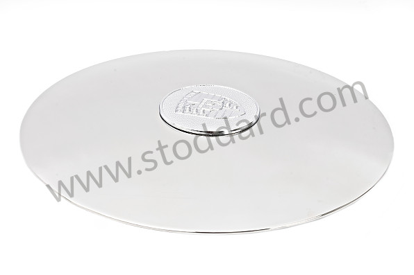 SIC36103101 - Chrome Hubcap With Raised Chrome Crest For Disc Brake Steel Wheels for Porsche 