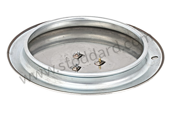SIC36103101 - Chrome Hubcap With Raised Chrome Crest For Disc Brake Steel Wheels for Porsche 