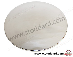 Chrome Hubcap, Plain, Flat For 356C 904 And Early 911 912 4 Versions available for this part