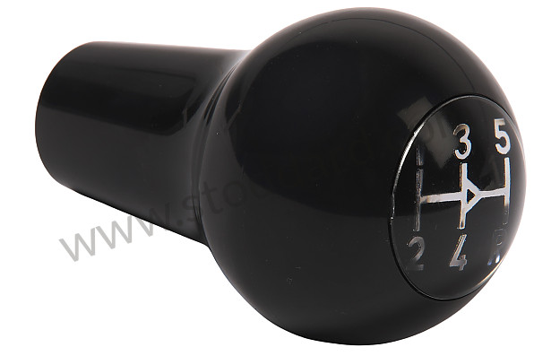 SIC42407102 - 5 Speed Gear Shift Knob. Gloss Black Finish. Comes With Clamping Sleeve. 911 1972-1973 for Porsche 
