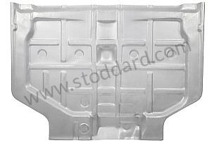 Front Floor Pan Half, With Correct Impressions For G50 Transmission. 911 1987-1989  (SIC50193701)