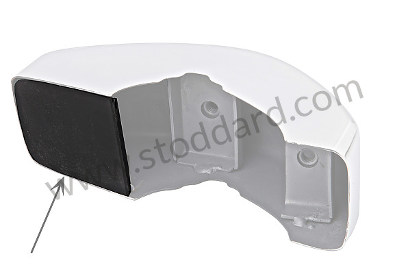SIC50531520 - Front Bumper Guard Plastic Insert, Left 911 912 1969-1973 for Porsche 911 70-73 &bull; 1970 &bull; 2.2T &bull; Coupe &bull; Manual Gearbox, 4 Speed