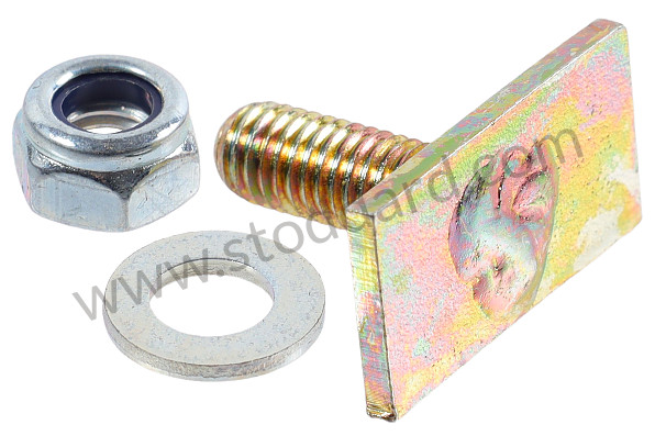 SIC50599900 - Bumper Deco Trim T Bolt With Nut And Washer 911 912 1965-1973 for Porsche 