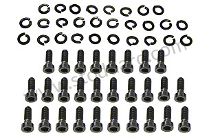 Seat Slider Hardware Set, Black Oxide Finish  (SIC52130106HDW)