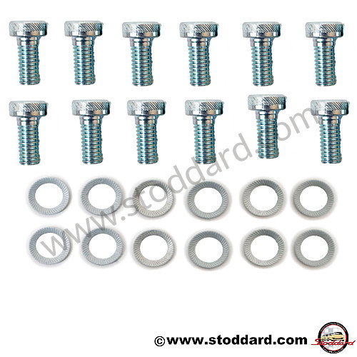 SIC52310202SET - Door Hinge Bolt Set, Early 911 912 for Porsche 