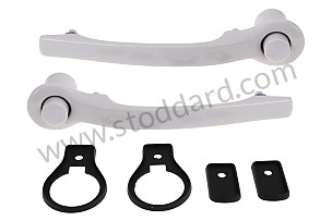 Door Handle Set, Plastic as original for 911R PAIR (SIC53106100R)