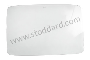 Rear Window, Clear Without Defroster Heating Elements. Correct For Early 911 912 WITHOUT DEFROSTING / LIGHT / LIGHT (SIC54510120)