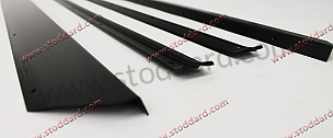 Black Anodized Aluminum Threshold Sill Plate Set, 911 1978-86  (SIC55115800)