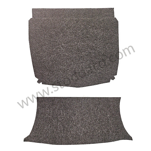 SIC55191413800 - Front Trunk Mat, German Velour. 914 1970-1976 for Porsche 
