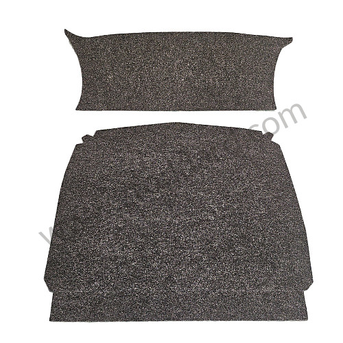 SIC55191413800 - Front Trunk Mat, German Velour. 914 1970-1976 for Porsche 