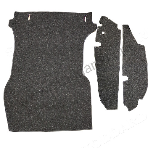 SIC55199140 - Front Trunk Mat Set, Square Weave. 911 912 1965-1966 for Porsche 