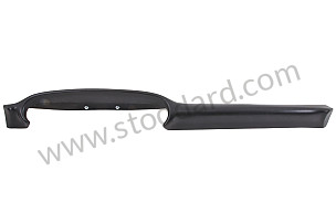 Dashboard Pad. 911 912 1968 Only. Left-hand drive / BLACK / BLACK / LOWER FRONT (SIC55203122)