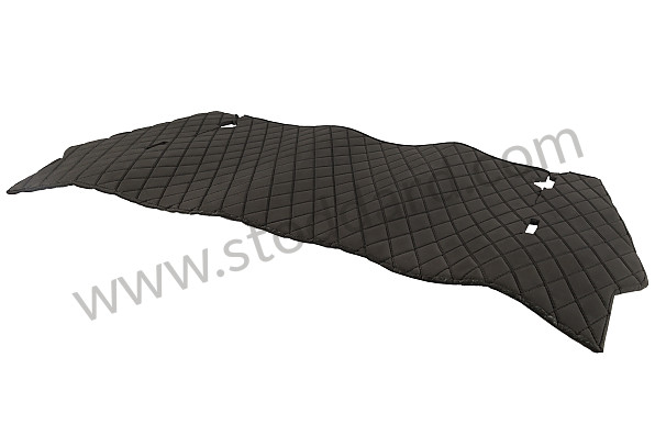 SIC556894BLK - Engine Compartment Sound Pad - Custom Leather With Diamond Stitching. 911 912 1965-1977 for Porsche 911 65-69 &bull; 1969 &bull; 2.0T &bull; Coupe &bull; Manual Gearbox, 5 Speed
