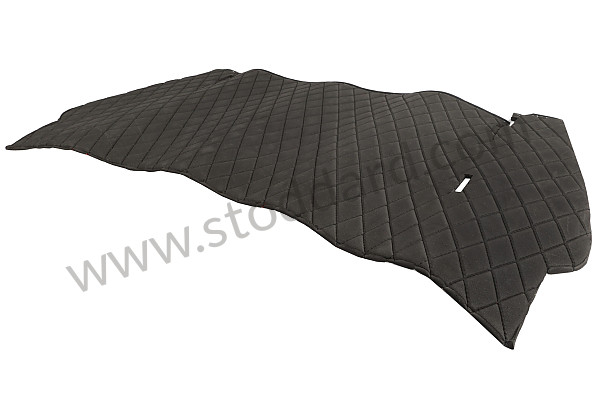 SIC556894RED - Engine Compartment Sound Pad - Custom Leather With Red Diamond Stitching. 911 912 1965-1977 for Porsche 911 65-69 &bull; 1969 &bull; 2.0T &bull; Coupe &bull; Manual Gearbox, 5 Speed