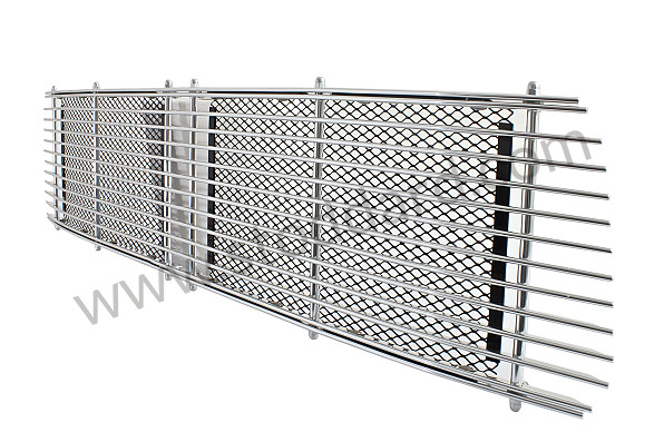 SIC55904121 - Engine Lid Grille 911 912 1965-1967. Concours Correct With Bright Anodized Finish for Porsche 
