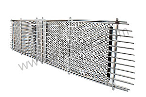 Engine Lid Grille 911 912 1965-1967. Concours Correct With Bright Anodized Finish INITIAL VERSION