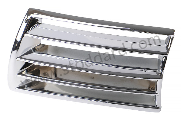 SIC55943127 - Late Horn Grille, Right, Chrome, 911 912 1969-72 for Porsche 