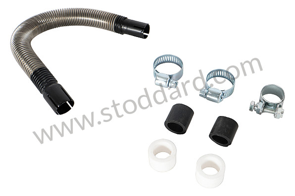 SIC572SET - Gas Heater Exhaust Set, Complete. for Porsche 