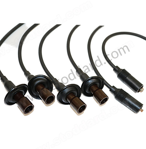 SIC61210200 - Ignition Spark Plug Wire Set, For 914-4 2.0 for Porsche 356A &bull; 1955 &bull; 1600 S (616/2) &bull; Cabrio A T1 &bull; Manual Gearbox, 4 Speed