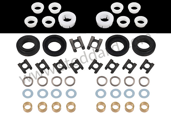 SIC628KIT - Wiper Assembly Repair Kit 911 / 912 1965-68. Includes All Bushings, Clips And Bearings for Porsche 