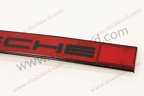 SIC63143204 - Center Rear Reflector, With External Porsche Decal For 911 912e 1974-1986 for Porsche 