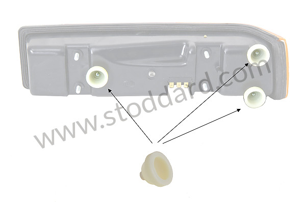 SIC63194010 - Plastic Tail Light Lens Nut For 914 1970-76 for Porsche 914 &bull; 1970 &bull; 914/6 &bull; Manual Gearbox, 5 Speed