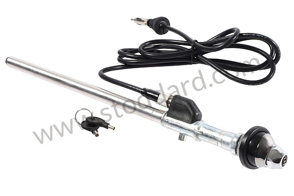 SIC64530100 - Radio Antenna, Chrome Base And Tip For Early 911 912 for Porsche 