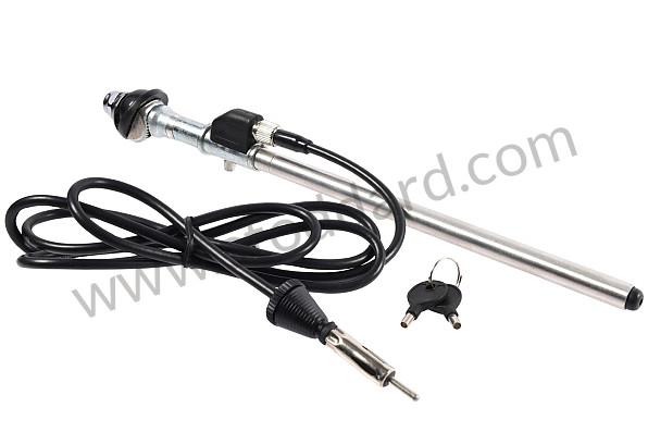 SIC64530100 - Radio Antenna, Chrome Base And Tip For Early 911 912 for Porsche 