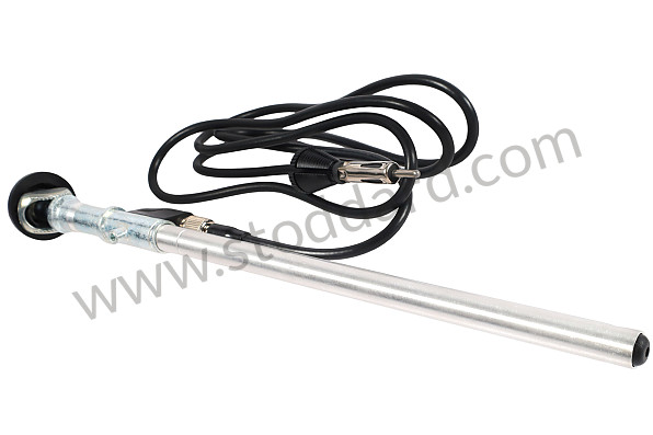 SIC64530104 - RETRO ROD ANTENNA CHROME 38MM HEAD for Porsche 