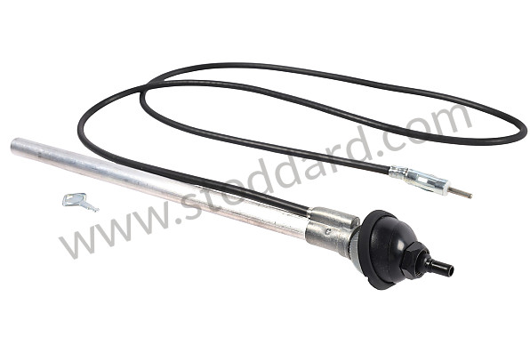 SIC64530328 - Retro Style Black Radio Antenna, NOS New Old Stock From Italy. for Porsche 