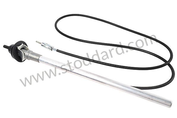SIC64530328 - Retro Style Black Radio Antenna, NOS New Old Stock From Italy. for Porsche 