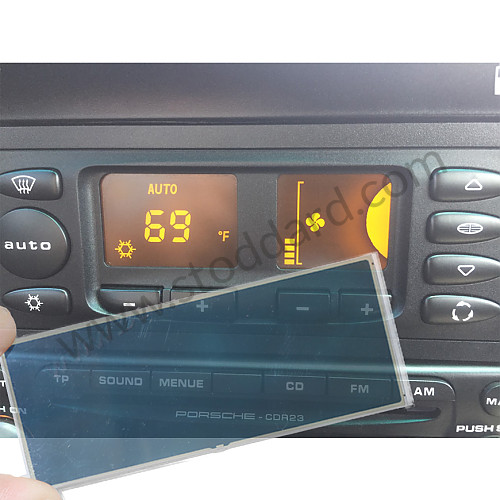 SIC65310110 - Climate Control HVAC Lcd Repair Panel For Boxster And 996 for Porsche 