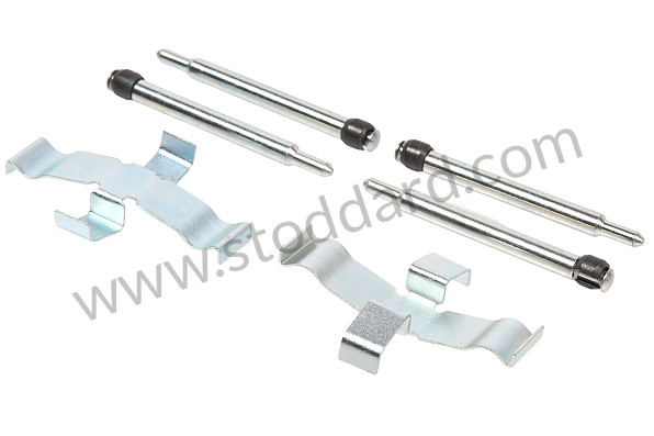 SIC698261 - Disc Brake Hardware Kit, Front 914-4 for Porsche 914 &bull; 1973 &bull; 914/4 2.0 &bull; Manual Gearbox, 5 Speed