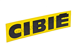 CIBIE Lights Sticker 150mm by 34mm 14.50 x 3.2 CENTIMETRE (SIC701CIBIE)