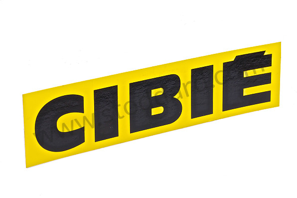 SIC701CIBIE - CIBIE Lights Sticker 150mm by 34mm for Porsche 
