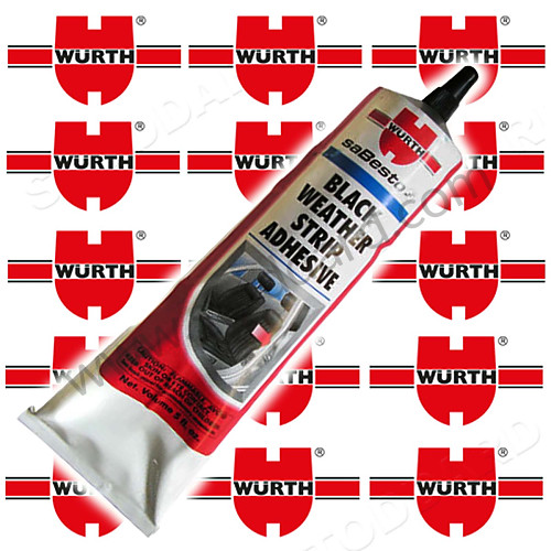 SIC89054010 - Wurth Black weatherstrip adhesive. 5oz. tube for Porsche 