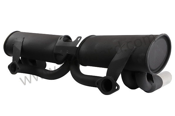 SIC900024179 - Muffler, ANSA Style Exhaust. w- 4 Outlets for Porsche 