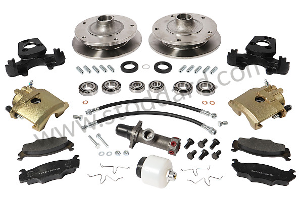 SIC90017623 - Disc Brake Conversion Kit, Front Complete. 356 A-B for Porsche 356A &bull; 1955 &bull; 1300 (506/2) &bull; Cabrio A T1 &bull; Manual Gearbox, 4 Speed